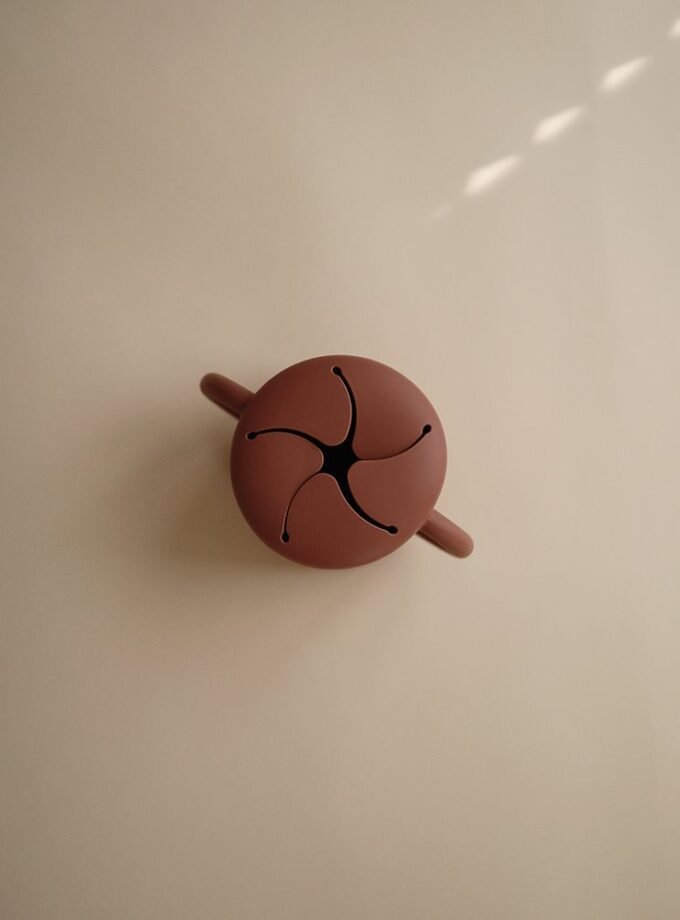 Mushie užkandžių puodelis - Woodchuck