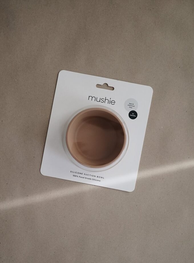 Mushie silikoninis prilimpantis dubuo - Stone