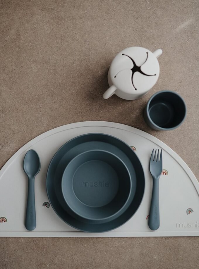 Mushie šakutė ir šaukštelis - Woodchuck