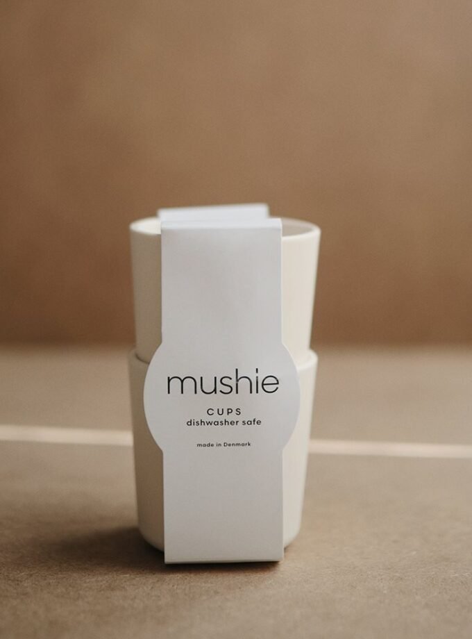 Mushie puodelis 2 vnt - Blush