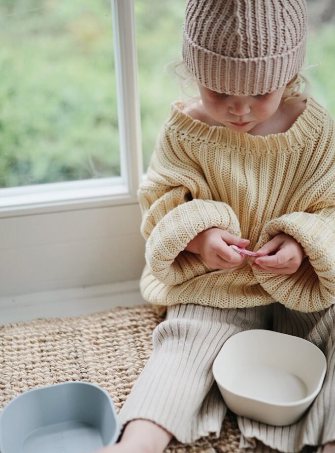 Mushie dubuo Square 2 vnt - Ivory