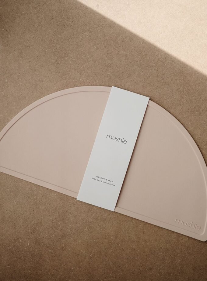 Mushie silikoninis padėkliukas - Blush