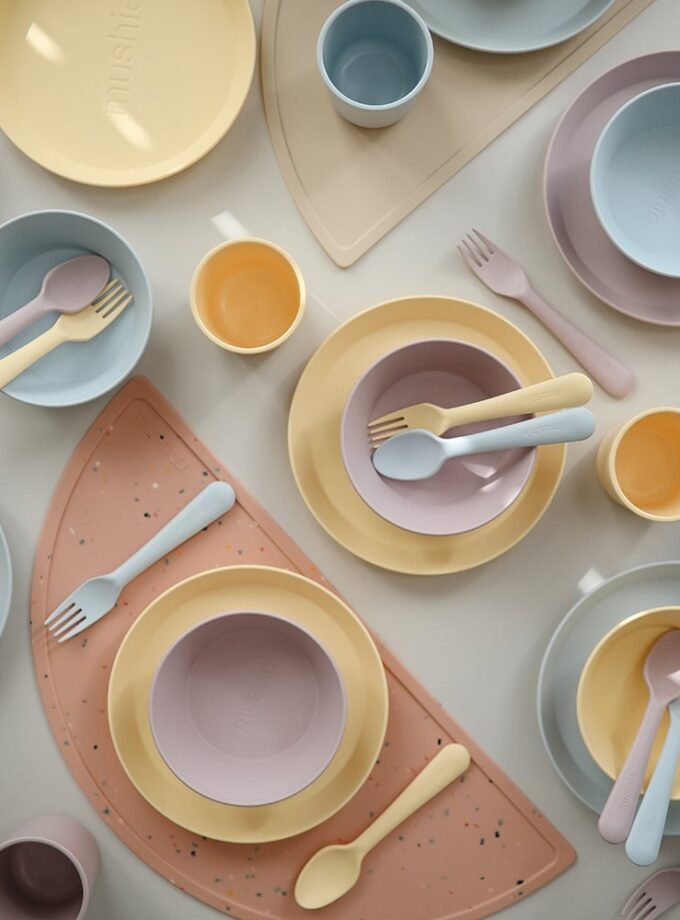 Mushie puodelis 2 vnt - Smoke