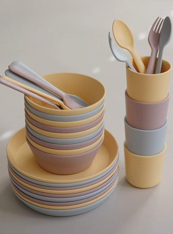 Mushie puodelis 2 vnt - Smoke