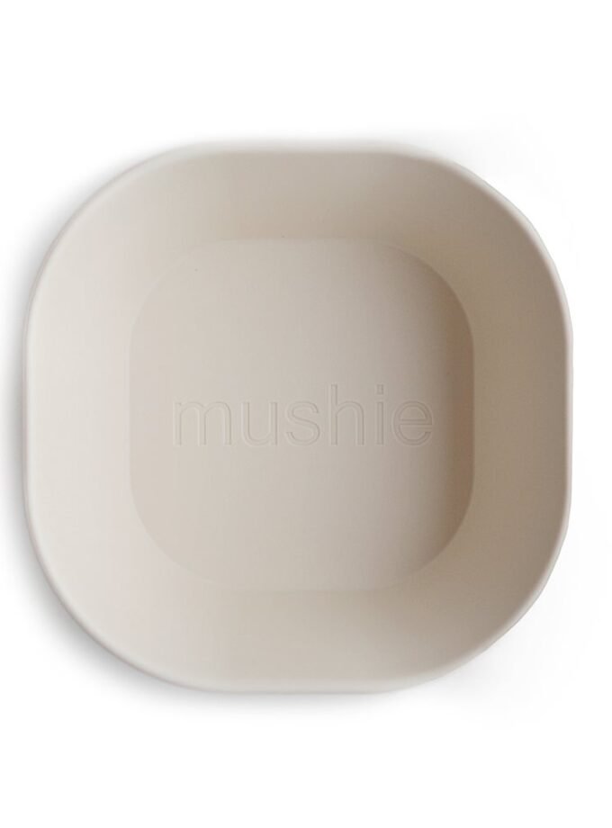 Mushie dubuo Square 2 vnt - Ivory
