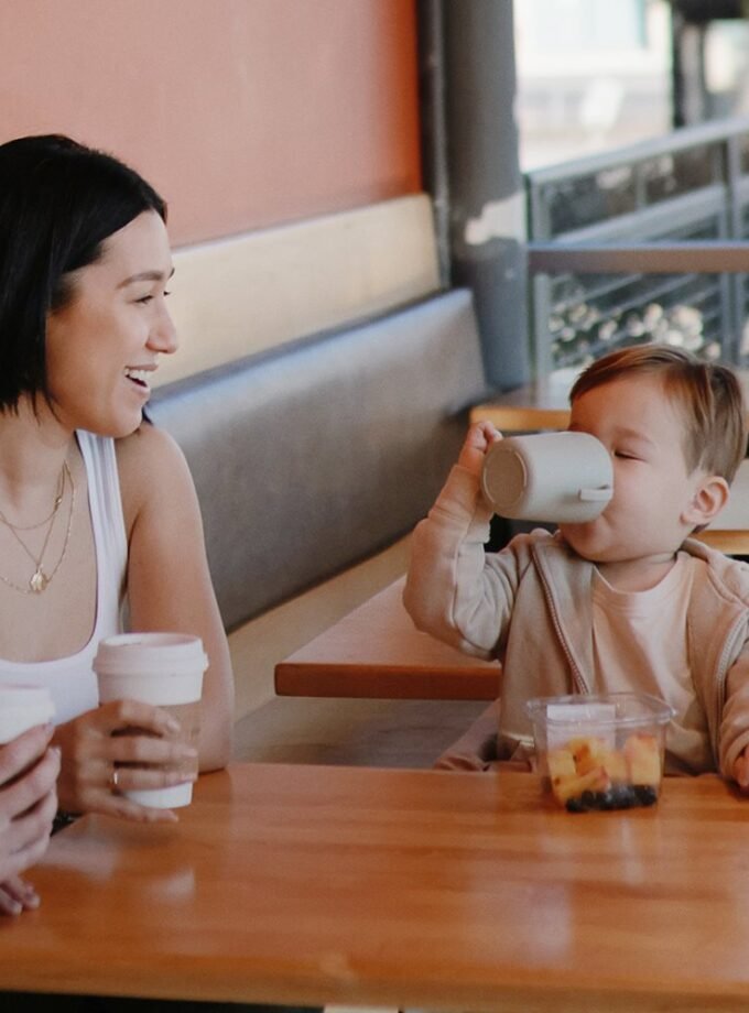 Mushie uždaras puodelis - Smoke