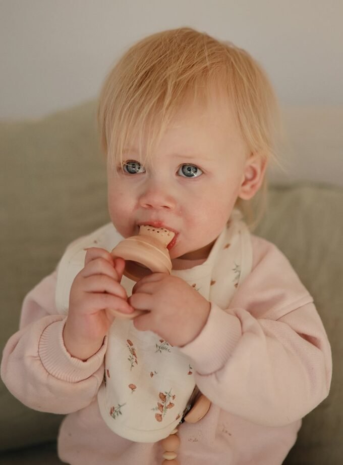 Mushie silikoninis šviežio maisto laikiklis 2 vnt - Shifting Sands