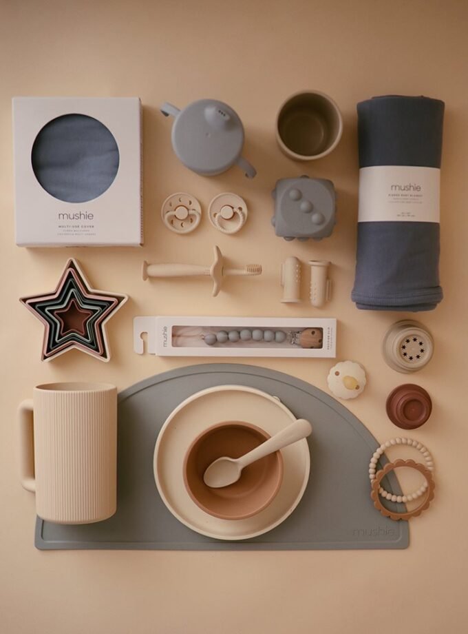 Mushie uždaras puodelis - Smoke