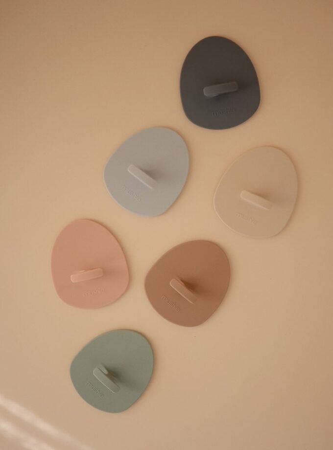 Mushie švelnus prausimosi šepetėlis 2 vnt Tradewinds/Periwinkle