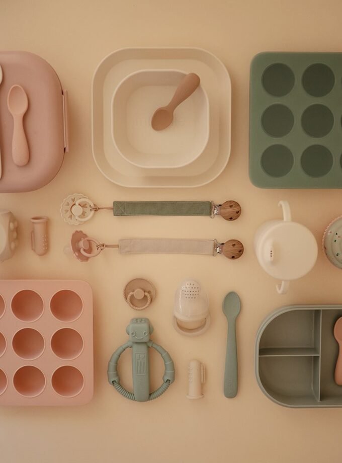 Mushie kūdikių maisto šaldymo padėkliukas - Tradewinds