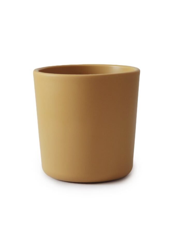 Mushie puodelis 2 vnt - Mustard