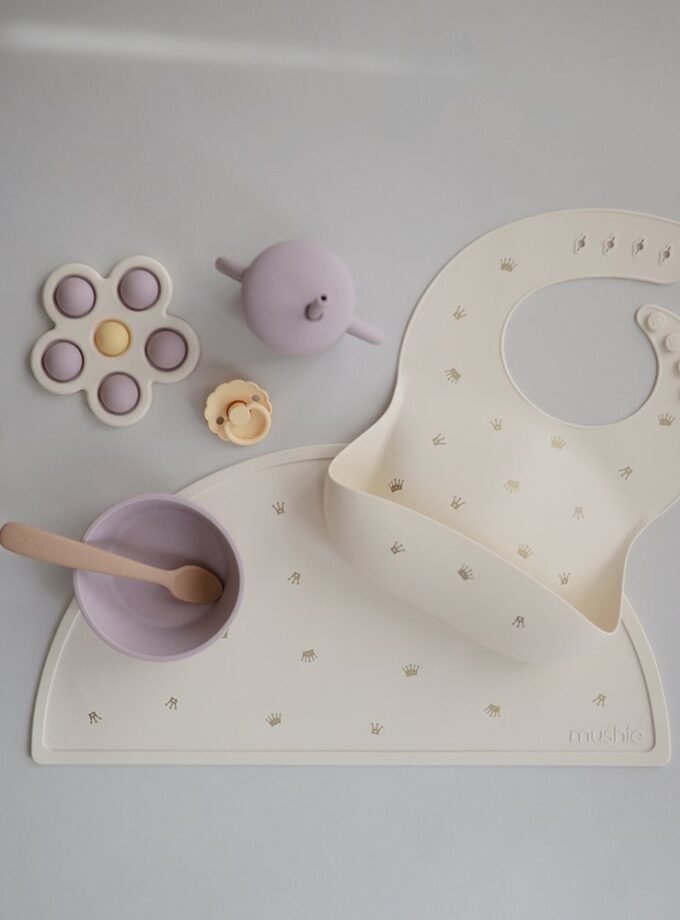 Mushie silikoninis padėkliukas - Stone