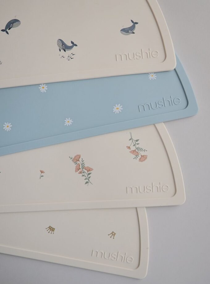 Mushie silikoninis padėkliukas - Stone