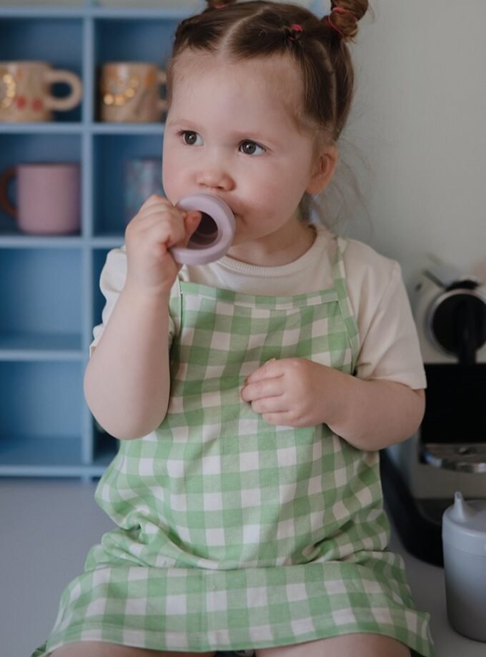 Mushie silikoninis šviežio maisto laikiklis 2 vnt - Soft Lilac