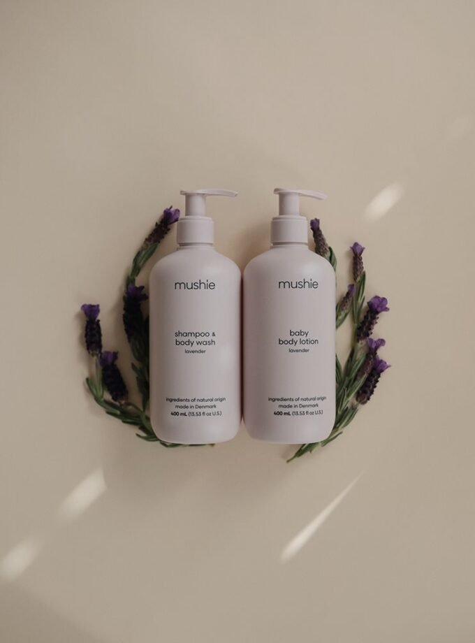 Mushie kūdikių losjonas Lavender Cosmos