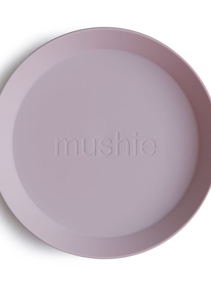 Mushie lėkštutė round 2 vnt Soft Lilac