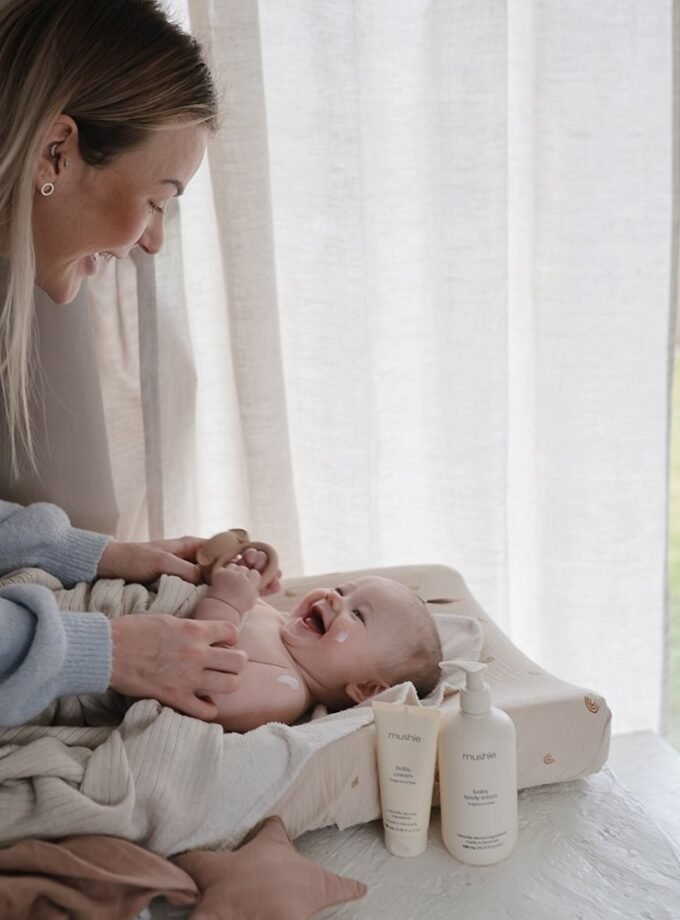 Mushie kūdikių losjonas Cosmos