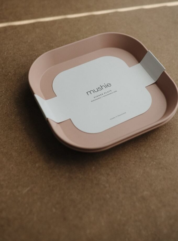 Mushie lėkštutė Square 2 vnt - Cloud