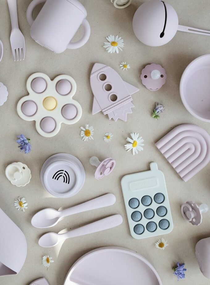 Mushie čiulptukų dėklas - Stone