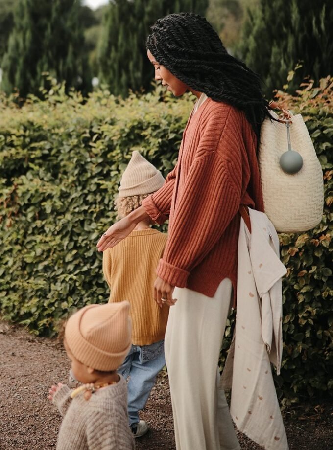 Mushie čiulptukų dėklas - Cambridge Blue