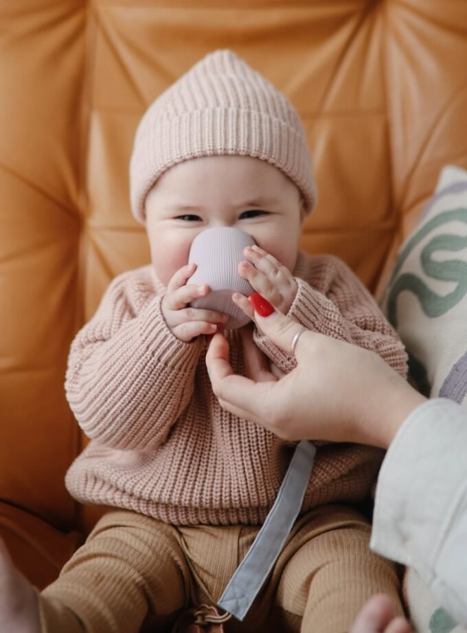 Mushie silikoninis puodelis - Cambridge Blue