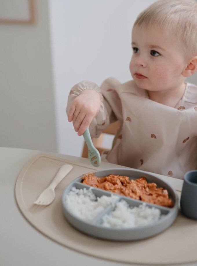 Mushie silikoninis puodelis - Cambridge Blue