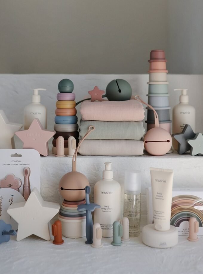 Mushie čiulptukų dėklas - Blush