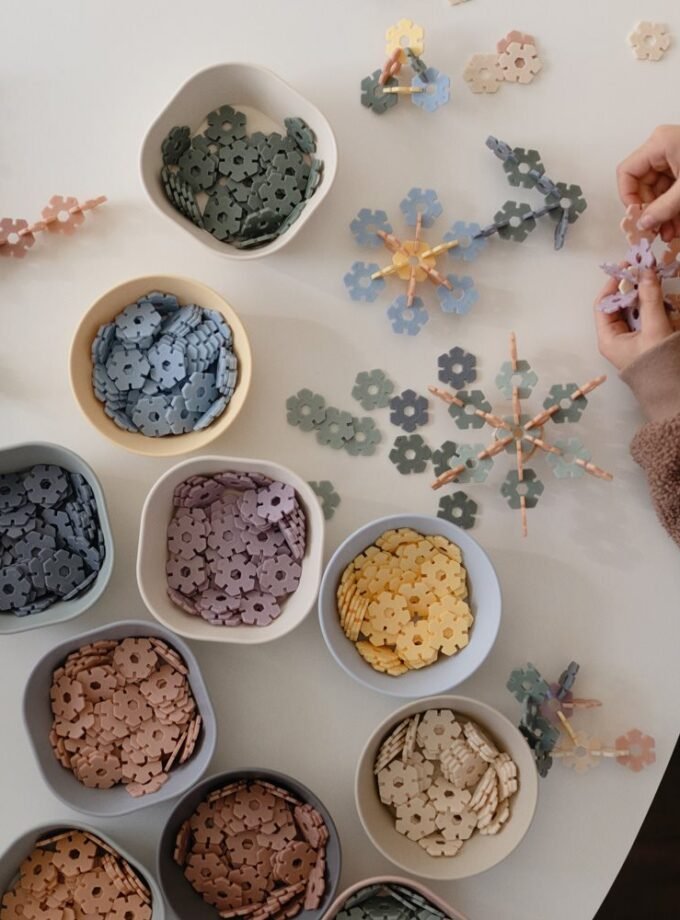 Mushie HEX Connect Building Toy Set