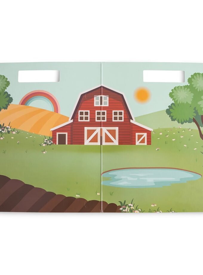 Daugkartinio naudojimo lipdukų rinkinys Mushie – Farm