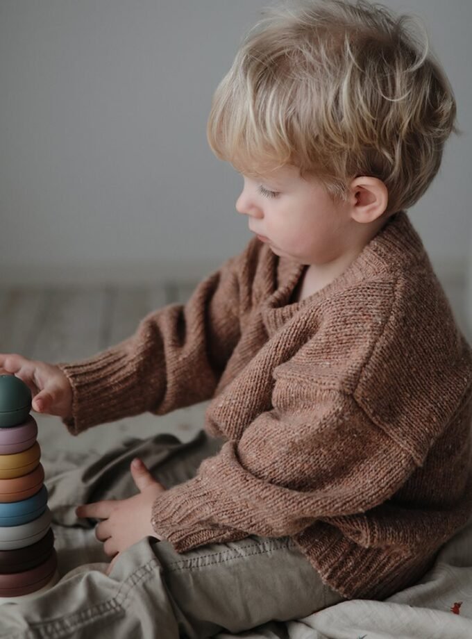 Mushie žiedų bokštas - Rustic